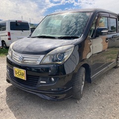 格安コミコミ価格24万 車検9.7 コンパクトカー 北海道札幌H25 ソリオ ブラック&ホワイトⅡ 4WD 修復歴無し パワスラの画像
