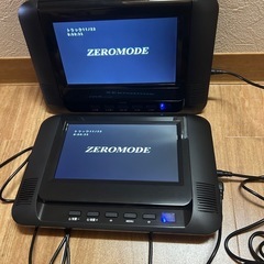 売約済　ジャンク　車載対応ツインモニターDVDプレーヤーの画像