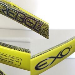 Prince テニスラケット EXO3 REBEL105 イエロー プリンス 収納袋付き 札幌市 屯田店の画像