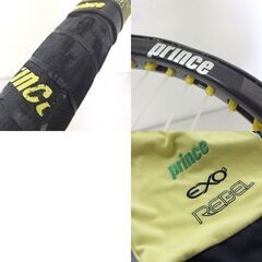 Prince テニスラケット EXO3 REBEL105 イエロー プリンス 収納袋付き 札幌市 屯田店の画像