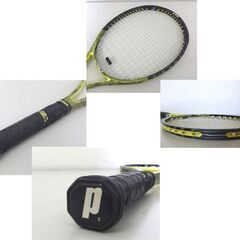 Prince テニスラケット EXO3 REBEL105 イエロー プリンス 収納袋付き 札幌市 屯田店の画像