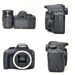 【全国送料無料】 Canon EOS Kiss X7✨ショット数わずか！ 元箱付きレンズセット ズームセット✨ 届いたらすぐに使えます✨ キヤノン キャノンの画像