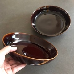 深めの大皿 2つセットの画像