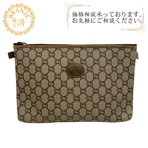 グッチ GUCCI クラッチバッグ GGプラス ベージュ (HANNE) 大東の