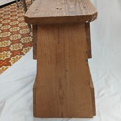 踏み台　高さ51   　　 300円 木製37×20　手作り　の画像