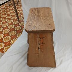 踏み台　高さ51   　　 300円 木製37×20　手作り　の画像