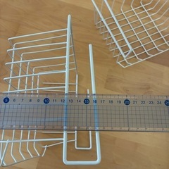 吊り下げバスケット　2個の画像