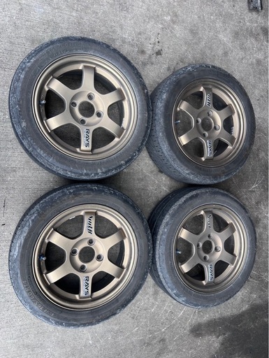 14インチ！TE37☆PCD100☆希少☆4本セット☆