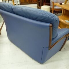 Karimoku 2人掛けソファ Chitano 幅135cm ブルー系 カリモク家具 チターノ 2Pソファ 長椅子 ソファ 苫小牧西店の画像