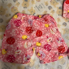 甚平　キッズ100サイズ　女の子の画像