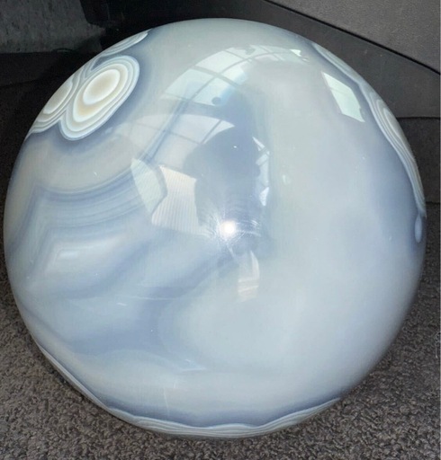 めのう アゲート メノウ 瑪瑙 丸玉 パワーストーン 石 半径25cm 250mm 天然石 特大サイズ 30kg 超特大