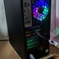 光るゲーミングPC/モンハンワイルズにも/GTX1080/Win11の画像