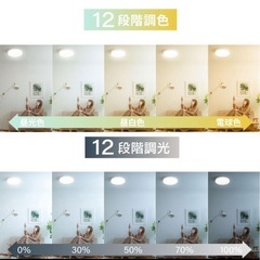 シーリングライト 8畳 調色の画像
