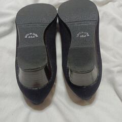 黒　パンプス　23.5cmの画像