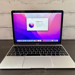 ⭐️美品 MacBook Retina 12インチ/2016年モデルA1534/Core m5 1.2GHz Dual/メモリ8GB/SSD大容量512GB/JIS配列/元箱付/バッテリー正常🔋✨の画像