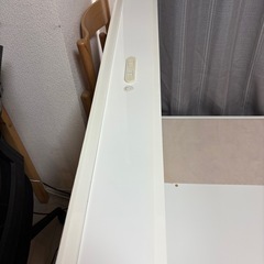 ニトリ シングルベッド ホワイト 照明付き コンセント付き 収納付き
の画像