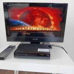 SONY22型液晶テレビ＋DVDプレーヤーの画像