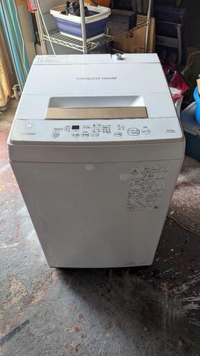 美品　洗濯機　引き取り限定　4.5キロ　大阪府摂津市からです 2021年 4.5キロ洗濯機 (Toshi ) 南摂津の生活家電《洗濯機》の