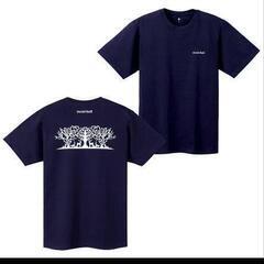新品 モンベル 木 動物 半袖Tシャツ 男女兼用 S montbell パープルの画像