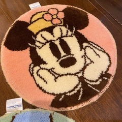 円形ミニラグマット ディズニーリゾート 3個セット ドナルド・ミニー・ミッキーの画像