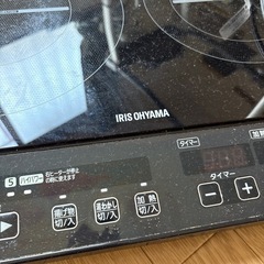 17年制　アイリスオーヤマ　　2口IHコンロの画像