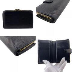 ルイヴィトン LOUIS VUITTON 二つ折り財布 エピ ポルトフォイユ