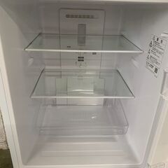 【SHARP】シャープ 2ドア冷蔵庫 SJ-D15G-W 2021年製 152L 冷凍58L 冷蔵94L ホワイト 動作確認済 ノンフロン 生活家電 1人暮らし Y1809の画像