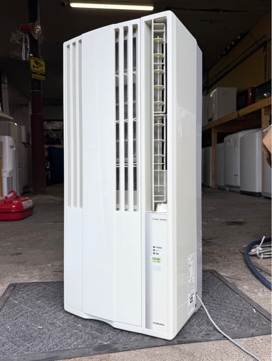 札幌市内配送可 21年製 コロナ ReLaLa 窓用エアコン ルームエアコン CW-F1821 標準窓枠+テラス窓用延長枠