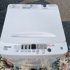 ハイセンス　洗濯機　24年製　5.5kg