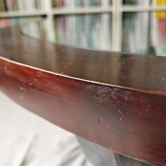 チーク無垢コーヒーテーブル80cmφの画像
