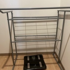 押入れ収納棚 ハンガーパイプ付の画像