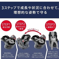 アップリカ　チャイルドシート　回転式　新生児の画像