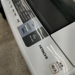 日立 6KG 洗濯機 中古動作品の画像