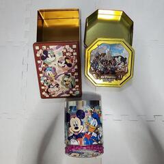 ディズニーリゾート お菓子の空き缶 未使用 9個 ディズニーランド ディズニーシーの画像