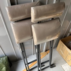 折りたたみ 椅子 イス 4脚の画像