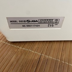 未使用品J未使用品ジャノメ660型 クラウンレディー3007の画像