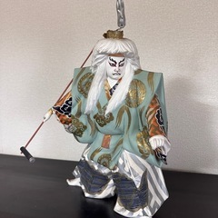 博多人形　鏡獅子　ケース入りの画像