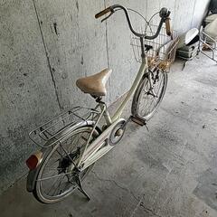 昭和レトロ ママチャリの画像
