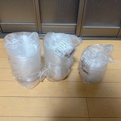 プリンカップと100均などで購入したカブクワ（カブトムシ、クワガタ）飼育グッズセットの画像