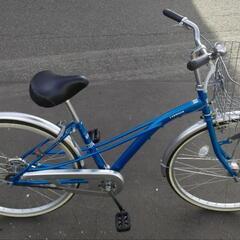 26インチ 🚲 中古 自転車 9,480円 🔑鍵 💡オートライト付 新規防犯登録料コミ 797の画像