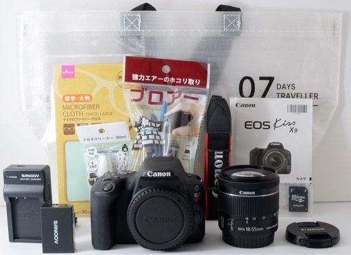 X7後継機！Canon EOS kiss X9★美品★Wi-Fi内蔵★すぐ使える  1ヶ月動作補償あり！ 安心の補償付き発送！ 送料無料！