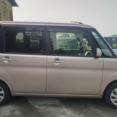 ４ＷＤ　７万㌔台　車検２年付　修復歴無し　Bluetoothナビ　ＴＶ　ﾊﾟﾜｰｽﾗｲﾄﾞﾄﾞｱ　ｲﾝﾃﾘｷｰ　ｴｺｱｲﾄﾞﾙ　総額２４万円　ダイハツ・タントの画像