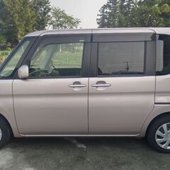 ４ＷＤ　７万㌔台　車検２年付　修復歴無し　Bluetoothナビ　ＴＶ　ﾊﾟﾜｰｽﾗｲﾄﾞﾄﾞｱ　ｲﾝﾃﾘｷｰ　ｴｺｱｲﾄﾞﾙ　総額２４万円　ダイハツ・タントの画像