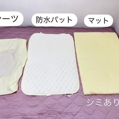【メリー&ベットガード&敷布団セット付】ミニベビーベッドの画像