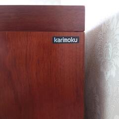 【美品】karimoku 本棚 カリモク 書棚 食器棚  キャビネット サイドボードの画像
