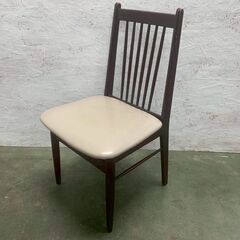 【カリモク】刈谷木工 ダイニングチェア 木製チェア ヴィンテージ家具 当時物 レア カリモク家具 レトロ アンティーク 木製家具 ④ Y1813の画像