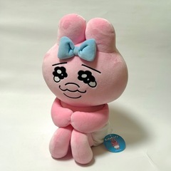 【新品未使用タグ付】おぱんちゅうさぎ むにゅぐるみ(L)お座り