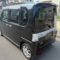 綺麗！走行10万㌔！23年後期型タントカスタムX！Bluetooth フルセグTVナビ パワスラ 不具合なし！スマートキー付きの画像
