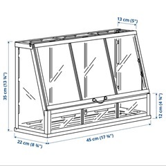 【IKEA❣️】ショーケース・温室の画像