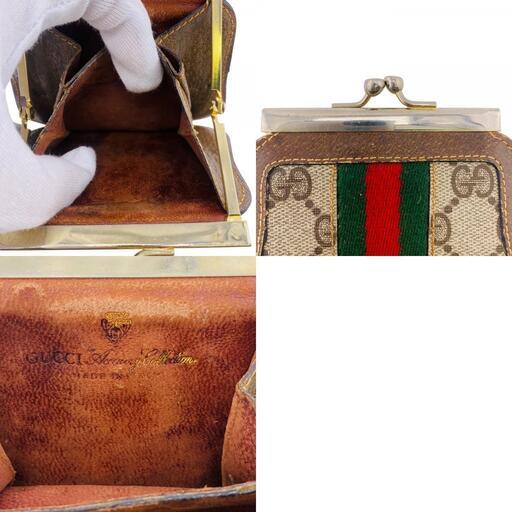 GUCCI グッチ コインケース シェリーライン がま口 オールド